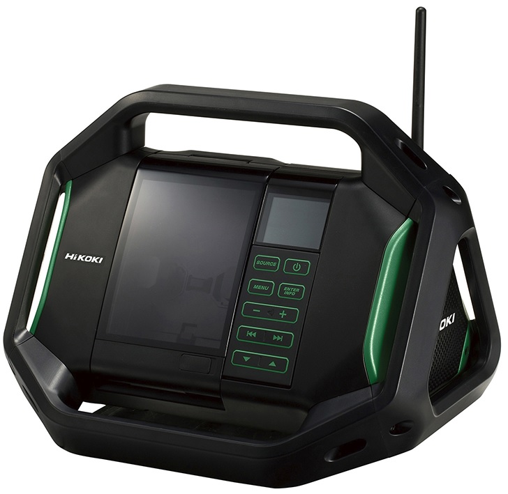 HiKOKI Digitale accu-radio UR18DSALW4Z 14,4 - 18 V / 2 x 7 W / 76,4 dB - Exclusief lader en accu's