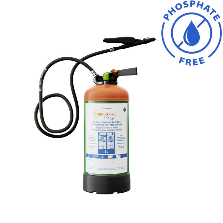 Prevor Diphoterine DAP mobiele douche chemische spatten 5 liter