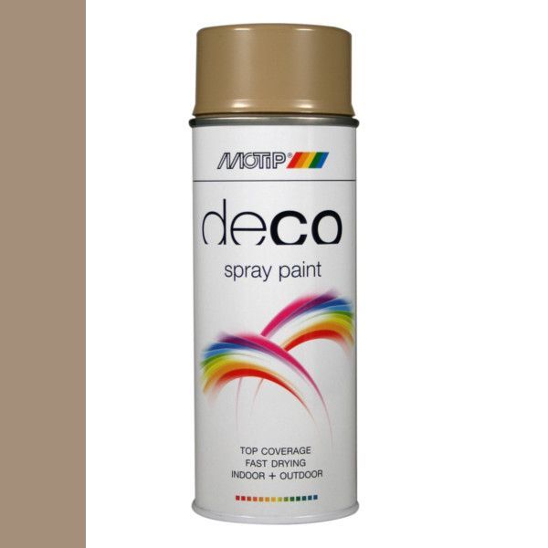 Motip Spuitverf/Lak Hoogglans RAL 1019 Grijs/Beige 400ml