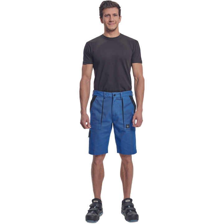 CERVA Max Neo korte werkbroek blauw