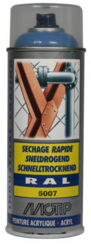 Motip Industrial Lak 400ml RAL 5007 Briljant Blauw