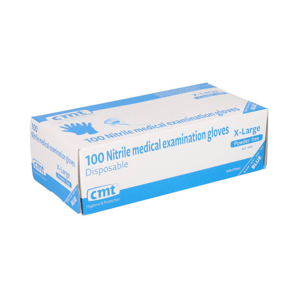 CMT Nitril disposable handschoen 5 gram 24cm poedervrij doos 1000/st