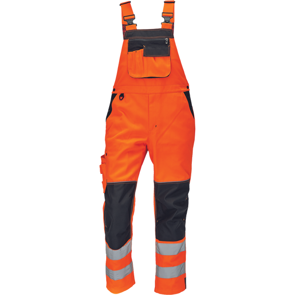 CERVA Knoxfield FL290 Hi-vis Bretelbroek Oranje/Antraciet