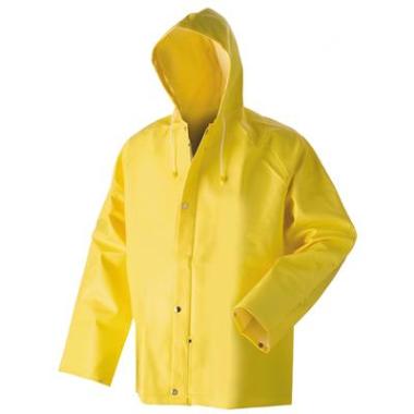 Dolfing 404.01 jas 85% PVC/15% polyester 400 gr/m² met verdekte ritssluiting geel