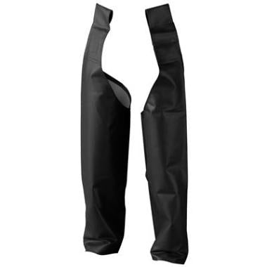 Dolfing 4.41.01 beenpijpen zwart 75% PVC/25% polyester met riemlussen (per paar)