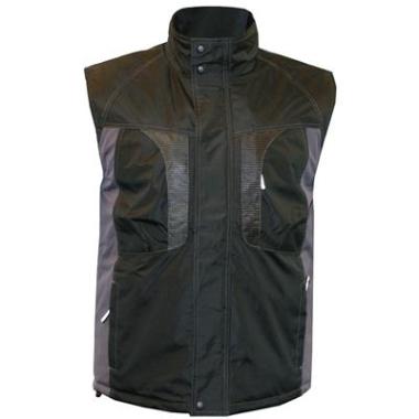 M-Wear 0320 bodywarmer zwart/grijs polyester 200 gr/m²