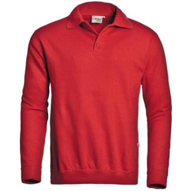 Santino Robin polosweater rood 50% katoen/50% polyester 280 gr/m²