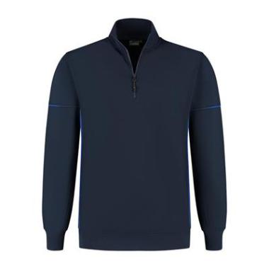 Santino Collin zipsweater 50% gerecycled polyester/48% organisch katoen/2% elastan 320 gr/m²