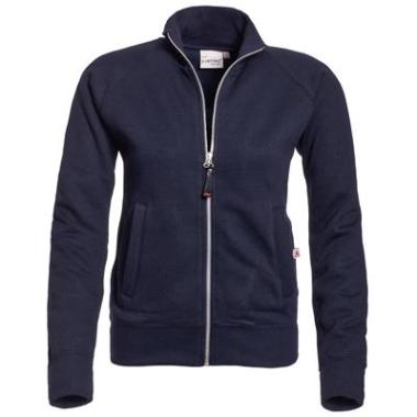 Santino Anna dames sweatjack marineblauw 50% katoen/50% polyester 280 gr/m²