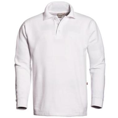 Santino Rick polosweater wit 50% katoen/50% polyester 280 gr/m²
