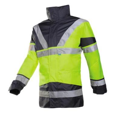 Sioen 209A Skollfield 4-in-1 parka fluo geel/marineblauw
