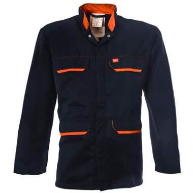 HAVEP 30007 jas marineblauw/oranje