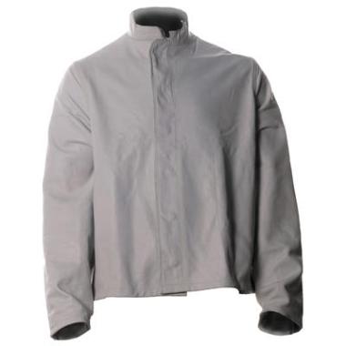 Majestic lasjack nerfleder naturel met verborgen drukknoopsluiting