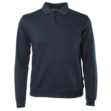 M-Wear 6140 polosweater marineblauw 60% katoen/40% polyester