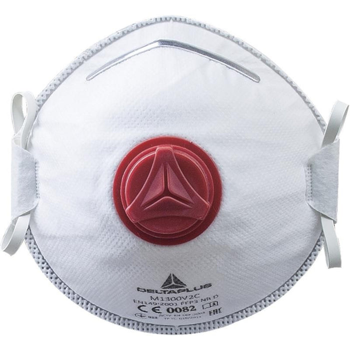 DELTA PLUS Stofmasker FFP3 Voorgevormd, met Ventiel, Pak van 10 Stuks