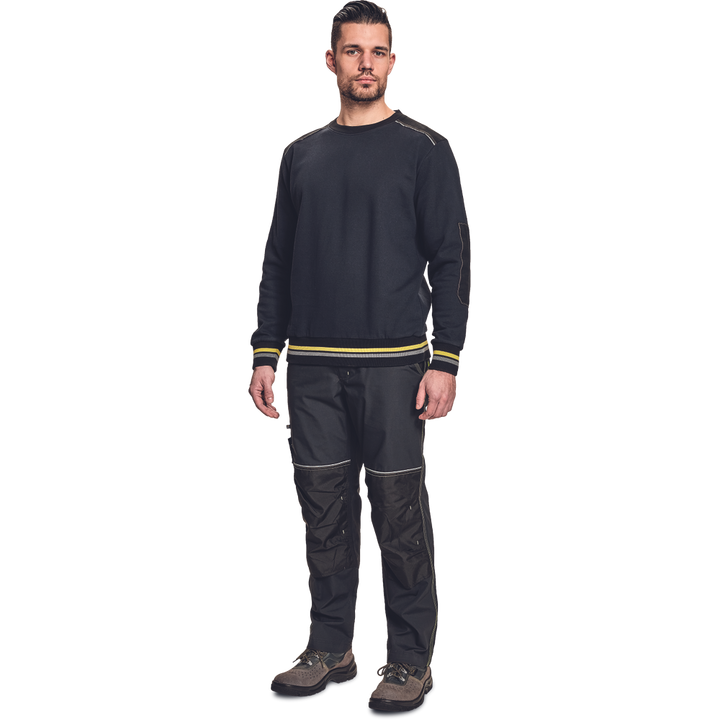 CERVA Knoxfield Sweatshirt Antraciet/Geel