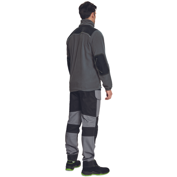 CERVA Knoxfield Fleecevest Antraciet/Geel