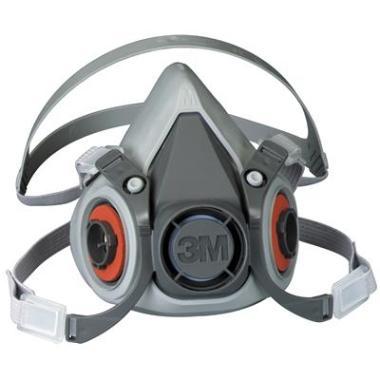 3M 6200 Halfgelaatsmasker Donkergrijs Maat M