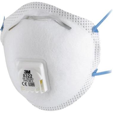 3M 8322 Stofmasker FFP2 NR D met uitademventiel