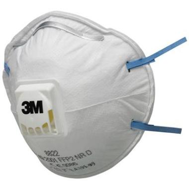3M 8822 Stofmasker FFP2 NR D met uitademventiel