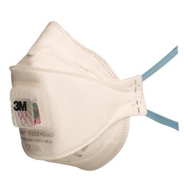 3M Aura 9322+Gen3 stofmasker FFP2 NR D met uitademventiel