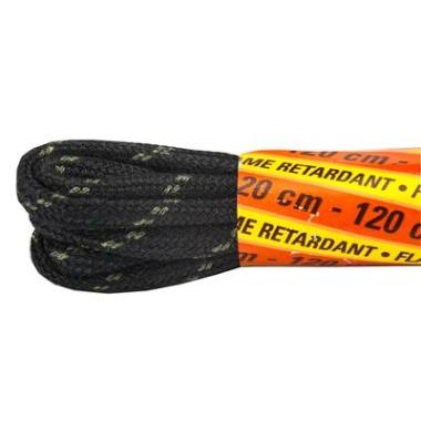 Emma vlamvertragend rond veter 120 cm zwart/groen