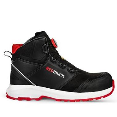 Redbrick Pulse Speed Lace High S3 veiligheidsschoen zwart