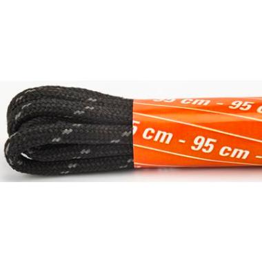 Emma 95 cm ronde werkschoenveter R-PET zwart/grijs