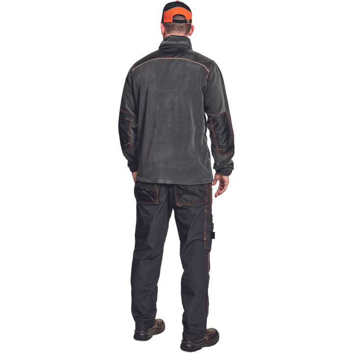 CERVA Knoxfield Fleecevest Antraciet/Oranje