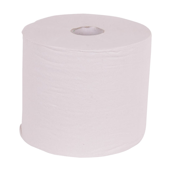 Maxirol Recycled 2-Laags Wit Poetspapier 24cm x 380m