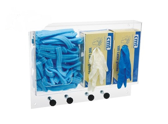 HD-3379 Acryl Wandhouder voor Diverse Disposables, 505x380mm