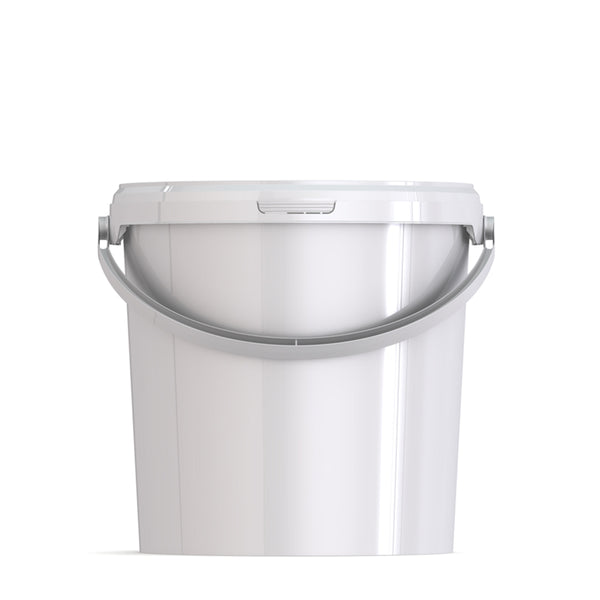 HDJET107 Ronde emmer 10,7 ltr wit