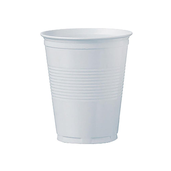 Drinkbeker Plastic Wit ca. 150ml