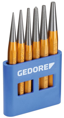 GEDORE Doorslagset 6-dlg - 113 + houder