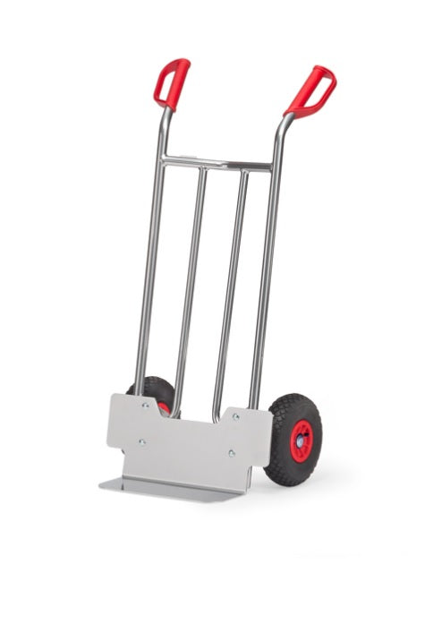 FETRA Aluminium steekwagens 150 kg draagvermogen, 1150mm hoogte standard schep