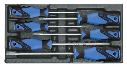 GEDORE 3-C schroevendraaier-set in 1/3 gereedschapsmodule - 1500-ES-2150-PH