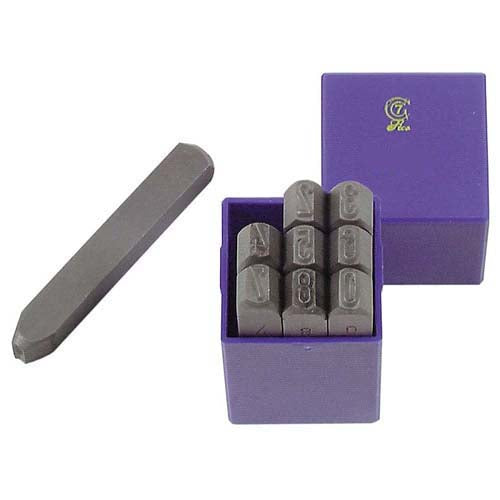 Gravurem Slagcijfers 15mm - 9 delig