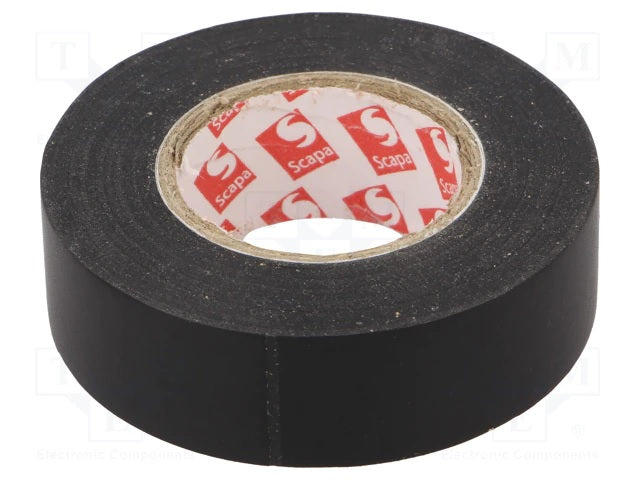 Scapa Electro-Isolatie Tape 0,13/19mm X 20 Mtr Zwart