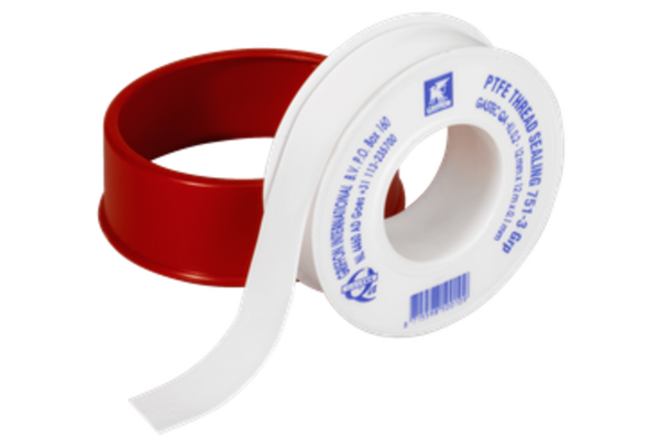 Griffon PTFE-tape gastec 12m X 12mm X 0,10mm