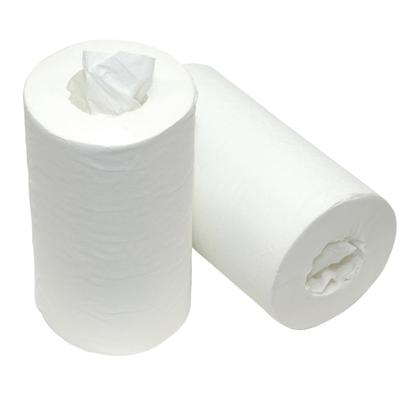GD Minirol wit cellulose 1-laags 120m x 20cm / 12 per pak zonder koker