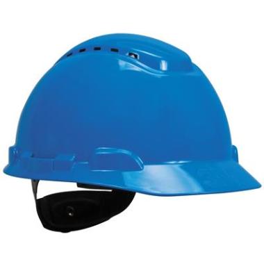 3M H-700N veiligheidshelm blauw met ventilatie HDPE