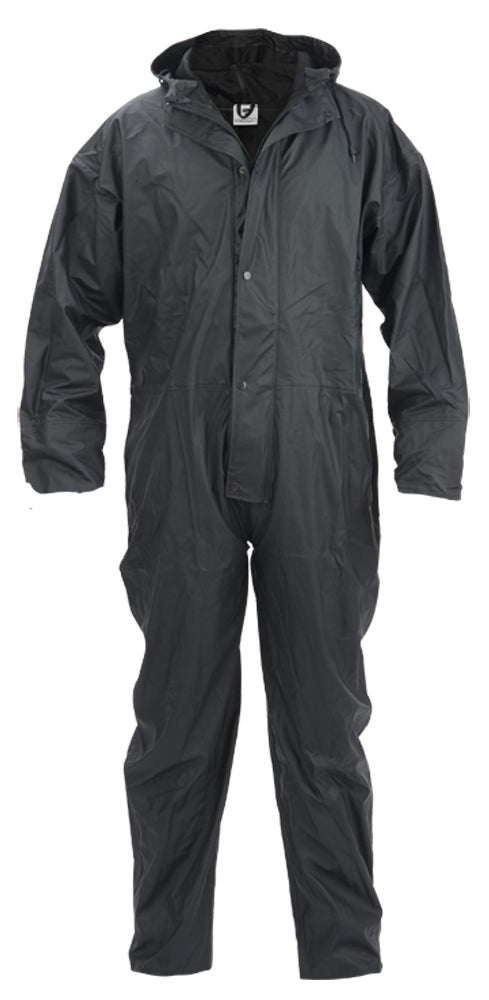 SafeWorker Tanna Regenoverall Waterdicht Getapete Naden Marine Blauw