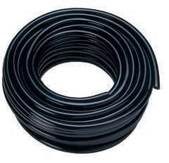 PVC Flexibele Slang 1/4" 11.5mm x 6.5mm Zwart 30m Rol