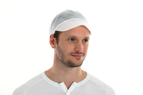 CMT PP Non Woven Peak Cap with Visor, Medium
