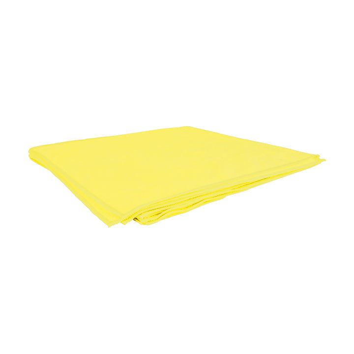 Microvezeldoek 40x38cm Geel - Verpakking 10 Stuks