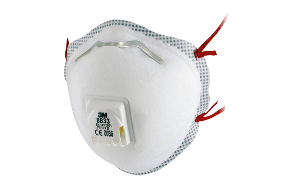 3M 8833 FFP3 Stofmasker met Ventiel