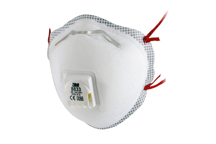 3M 8833 FFP3 Stofmasker met Ventiel