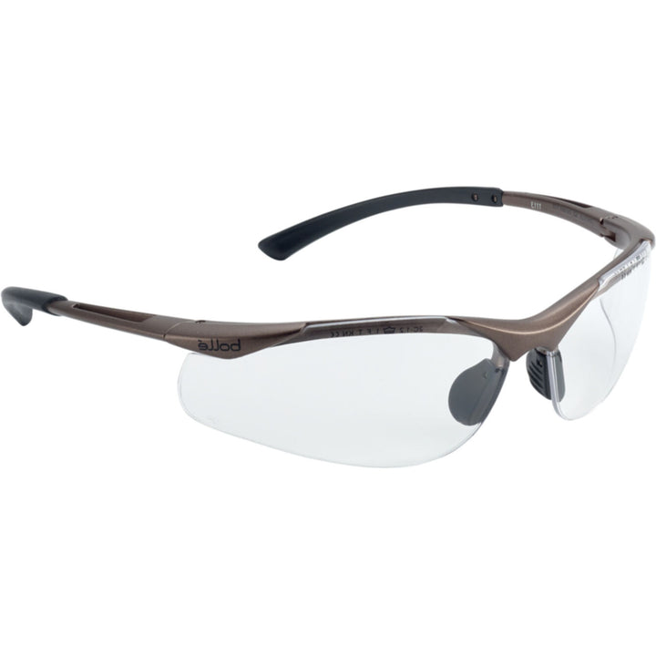 Bollé Safety Contour II CONTPSI Lichtgewicht Veiligheidsbril met Heldere Glazen
