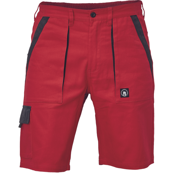 CERVA Max Neo korte werkbroek rood