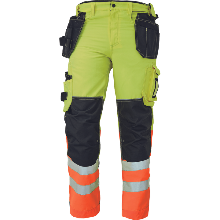 CERVA Knoxfield L310 Hi-vis werkbroek geel/oranje